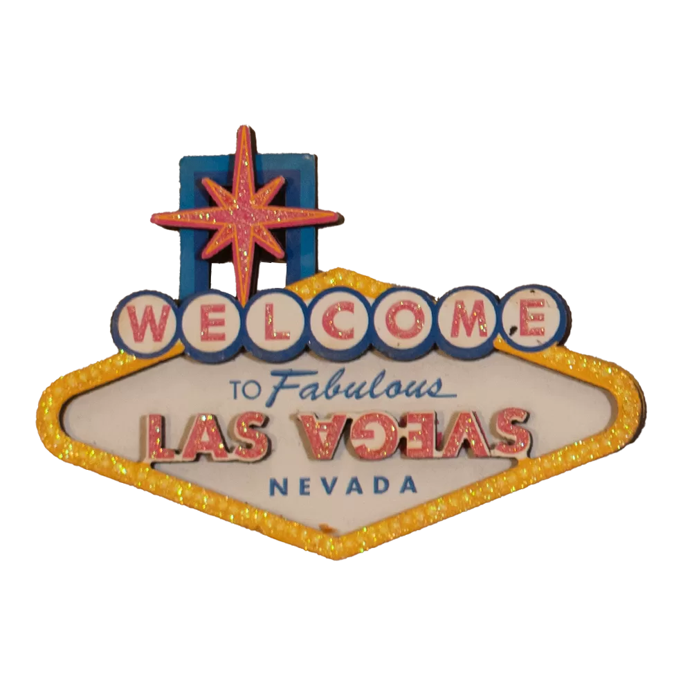 Travel journal card: Las Vegas