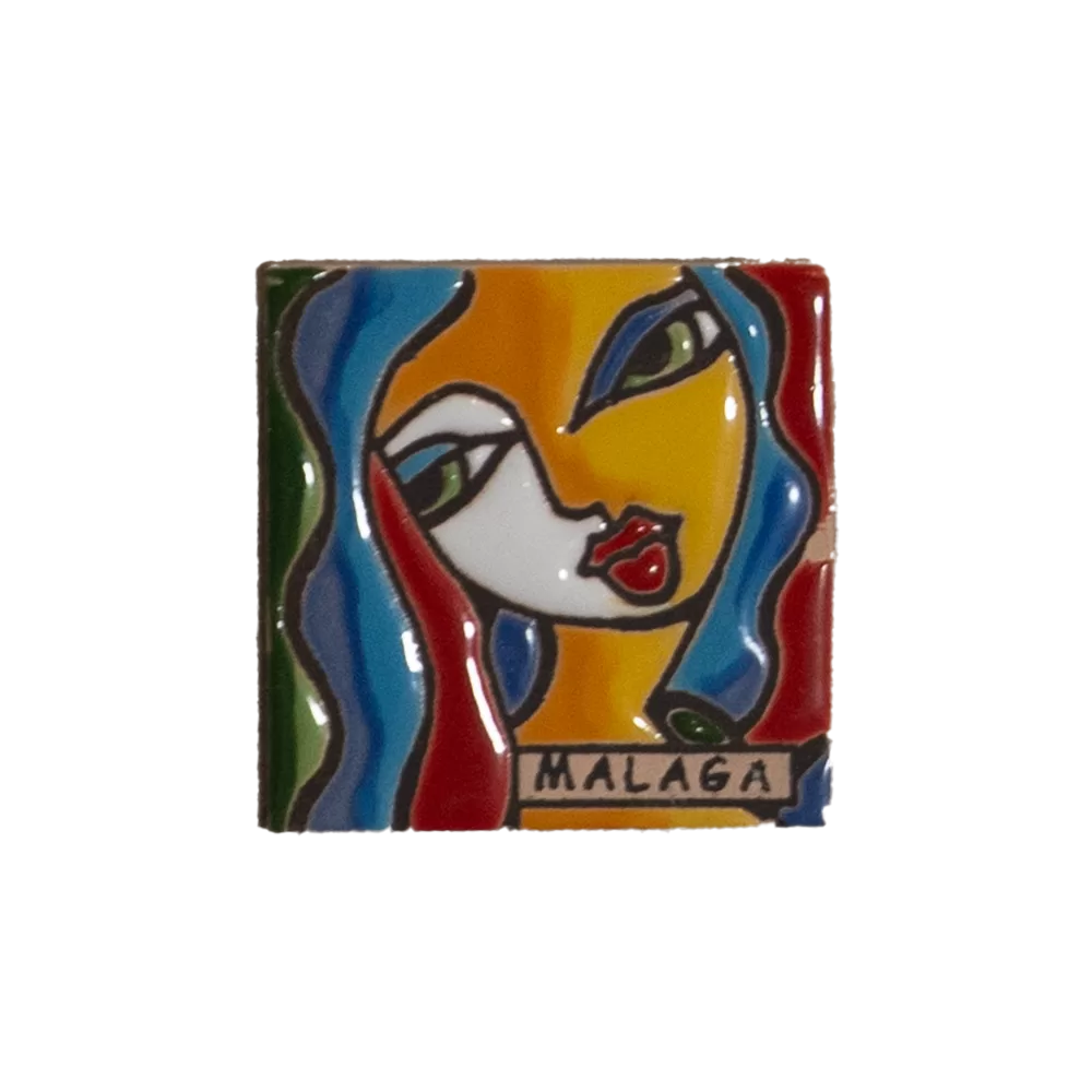 Travel journal card: Malaga, Spain