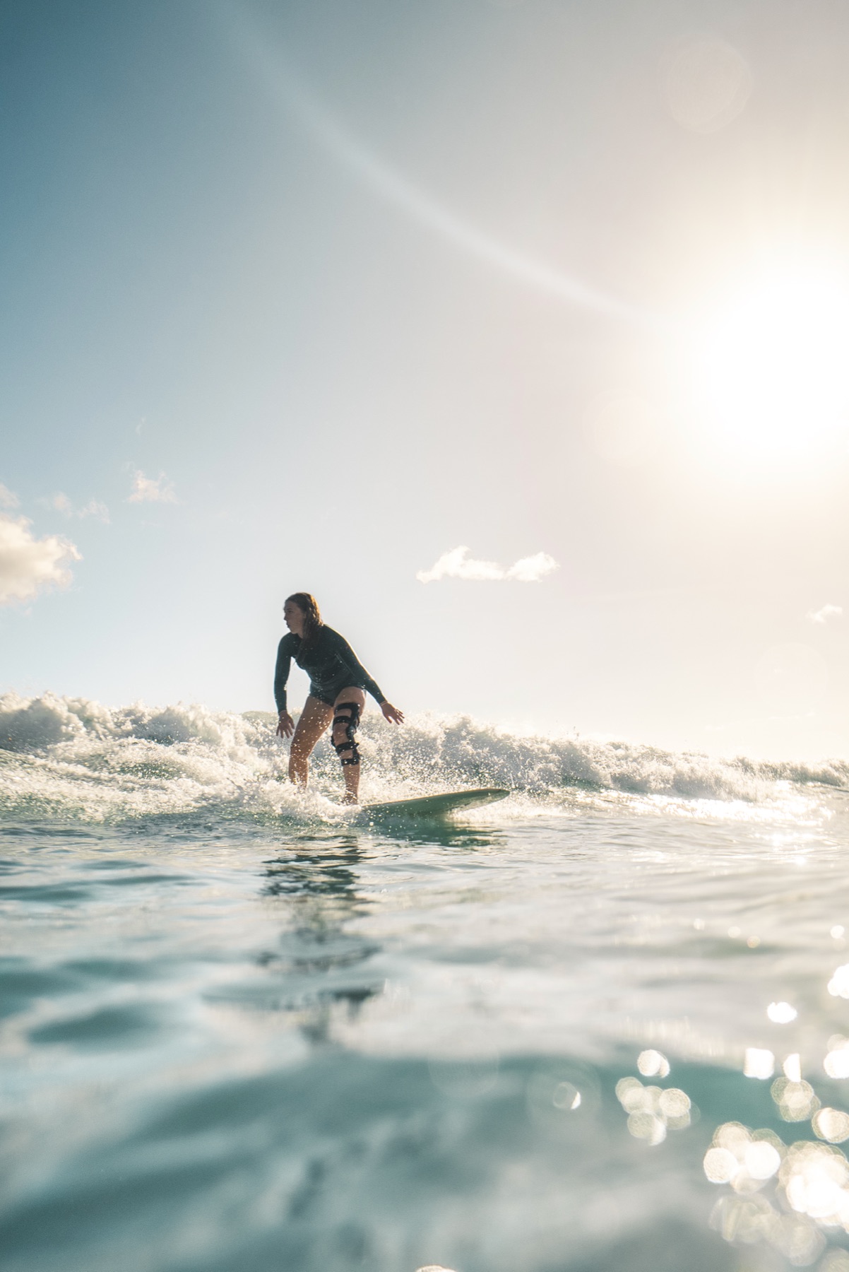 Syd Meyer surfing at Waikiki