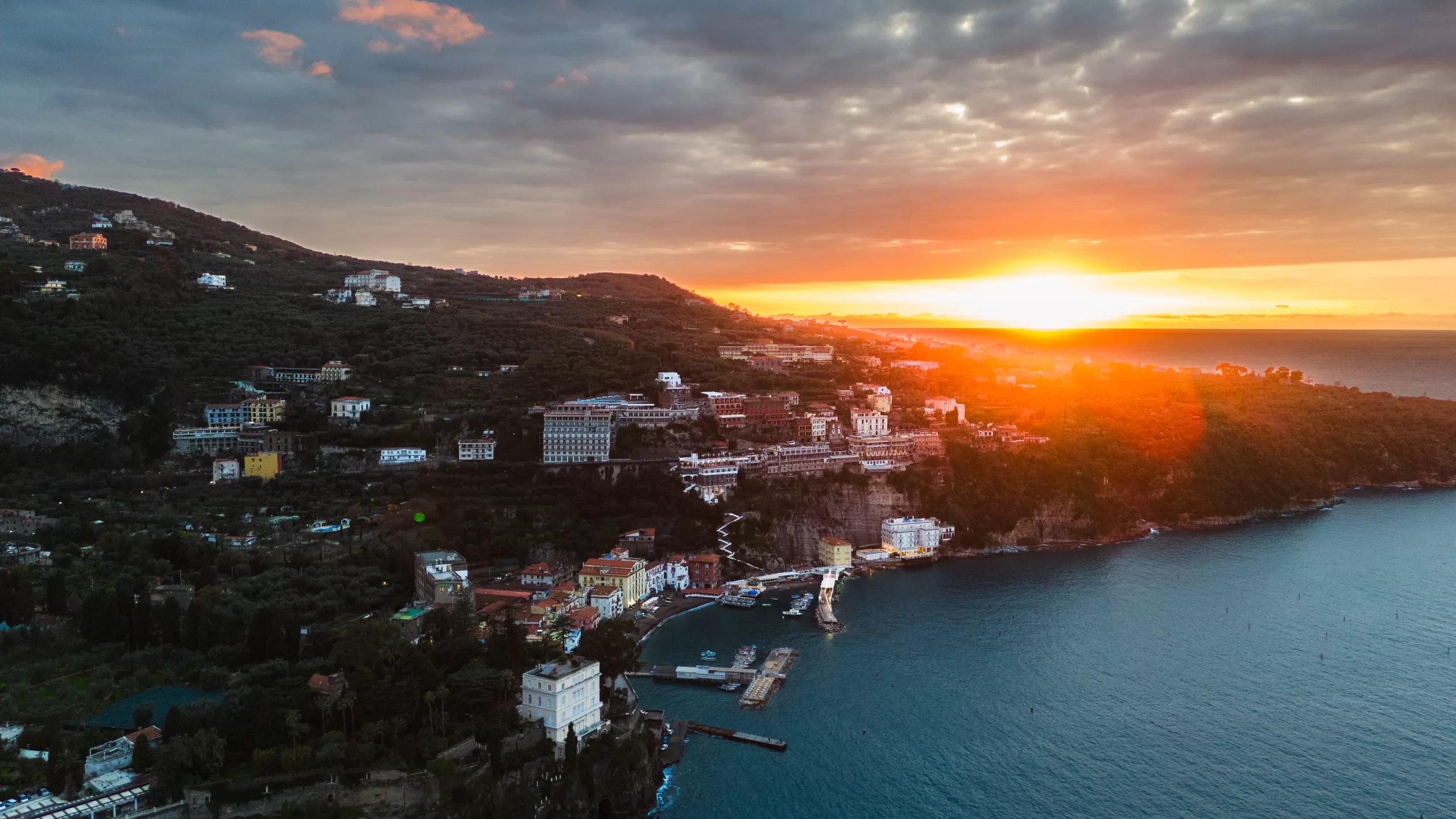 Sorrento at sunset